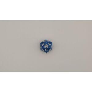 Vintage Magic the Gathering Blue Spin Down Life Counter D20 Black Lotus